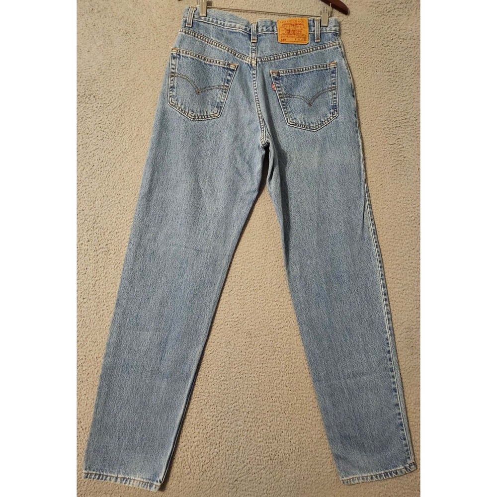 Vintage Levis 550 4891 Mens 33x36 Relaxed Fit Blue Denim Jeans Canada Made